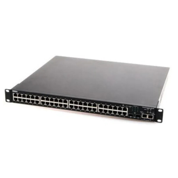 PC3448 - Dell PowerConnect 3400 Series 3448P 48 x Ports PoE 10/100Base-T + 2 x SFP Ports Layer2 Managed 1U Rack-mountable Fast Ethernet Network Switch