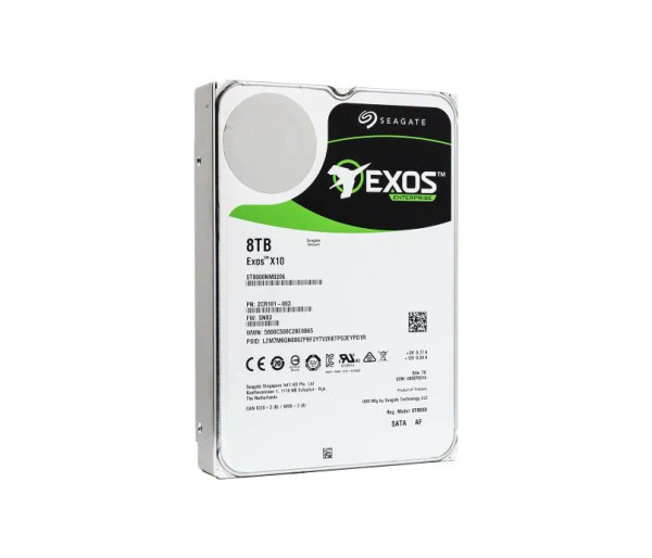ST8000NM0206 - Seagate 8TB Enterprise Hard Drive 7200RPM SATA 6Gb/s 256MB Cache 512e 3.5-inch High Capacity Storage