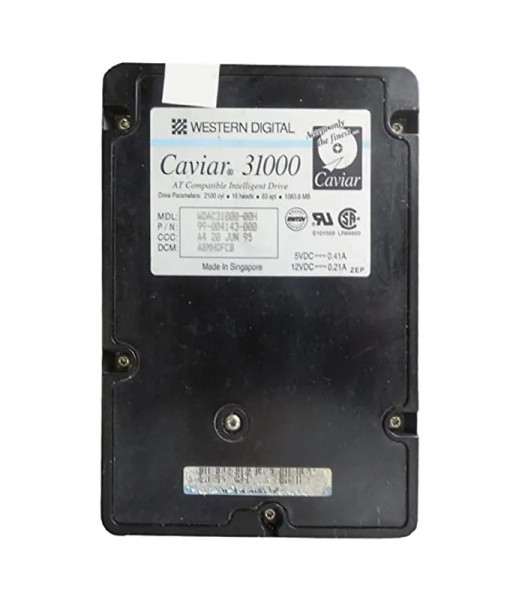 WDAC31000 - Western Digital Caviar 1GB 4495RPM EIDE 128KB Cache 3.5-Inch Hard Drive