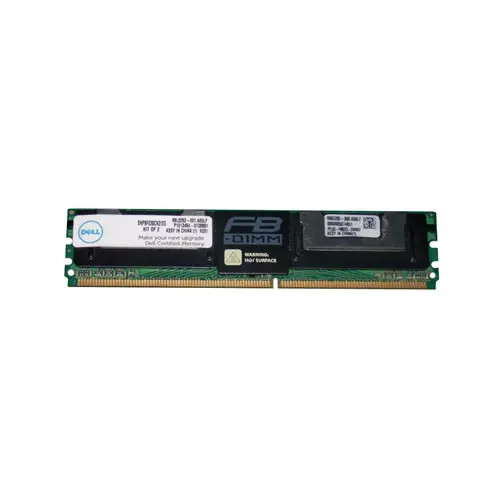 SNP9F030CK2/2G - Dell 2GB Kit 2 X 1GB DDR2-667MHz PC2-5300 Fully Buffered CL5 240-Pin DIMM 1.8V Memory