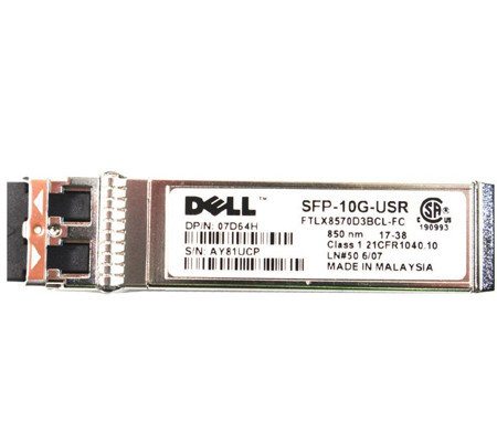 FTLX8570D3BCL-FC - Dell 10GBase-SR SFP+ Transceiver Module 10Gb/s Multi-Mode Fibre 850nm 300m Duplex LC Connector