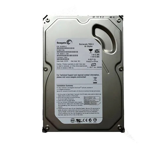 ST3802110A - Seagate BarraCuda 7200.9 Series 80GB 7200RPM IDE Ultra ATA/100 ATA-6 2MB Cache 3.5-Inch Hard Drive