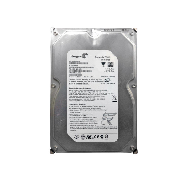 ST3400633AS - Seagate BarraCuda 400GB 7200RPM SATA 3Gb/s 16MB Cache 3.5-inch Hard Drive