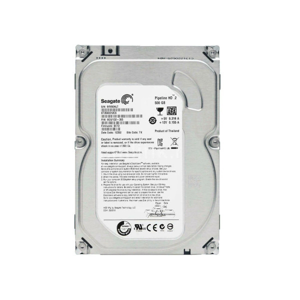 ST3500312C - Seagate 500GB 5900RPM SATA 3Gb/s 3.5-inch Hard Drive