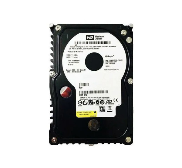 WD800ADFD-75LR1 - Western Digital Raptor 80GB 10000RPM SATA 3Gb/s 16MB Cache 3.5-Inch Hard Drive