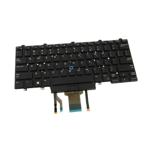 D19TR - Dell 82 Keys US Qwerty Backlit keyboard for Latitude 12 7275 / E5270 / E7270 / XPS 9250