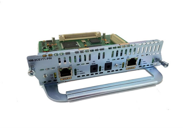 NM-2CE1T1-PRI-RF - Cisco E1/T1 ISDN PRI Network Module 2 x Channelized E1/T1/ISDN-PRI WAN Network Module