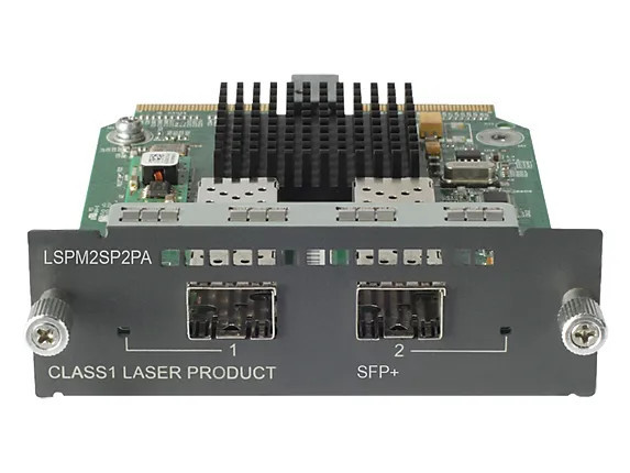 JD368B - HP Dual-Ports SFP+ 10Gbps Gigabit Ethernet Expansion Module for A5500 E4800 and E4500 Switches