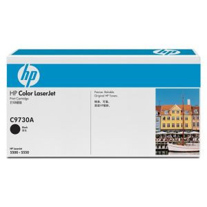 C9730AX - HP Toner Cartridge (Black) for Color LaserJet 5500/5550 Series Printer