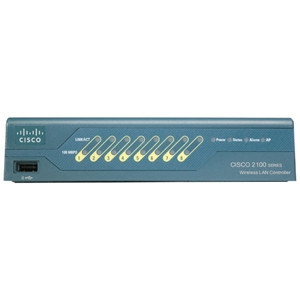AIR-WLC2106-K9-RF - Cisco Aironet 2100 Series 2106 8 x Ports PoE 10/100/1000Base-T 1U Rack-mountable Managed Wireless LAN Controller