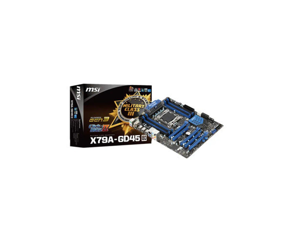 X79A-GD45-8D - MSI Socket LGA 2011 Intel X79 Chipset DDR3 8x DIMM 2x SATA3 6.0Gb/s ATX Motherboard