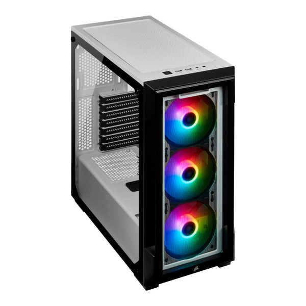 CC-9011191-WW - Corsair RGB Tempered Glass Mid-Tower Smart Case for iCUE 220T