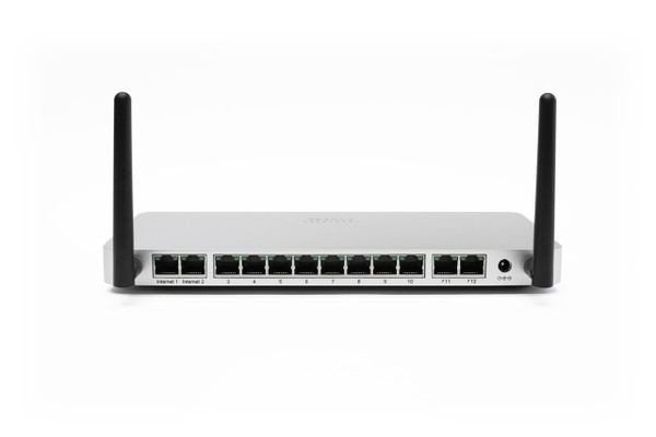 MX65W-HW - Cisco Meraki MX65W 8 x Ports 1000Base-T + 2 x Port PoE+ 1000Base-T 2 x External Antennas Cloud Managed Network Security Firewall