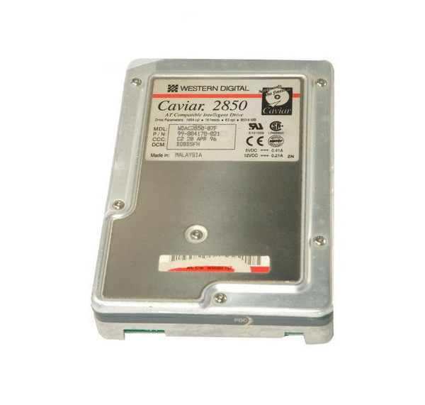 WDAC2850-10F - Western Digital Caviar 853MB 4500RPM ATA/IDE 64KB Cache 3.5-inch Internal Hard Drive