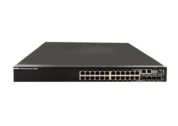 XPD2X – Dell 7024P 24-Port PoE+ + 4 SFP L3 Switch
