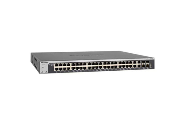 XS748T - Netgear Prosafe 44 x RJ-45 Ports 10GBase-T + 4 x SFP+ Ports Layer 3 Managed 1U Rack-mountable Gigabit Ethernet Network Switch