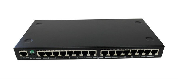 EL-162 - Digi international 16 Port RJ45 Ethernet Terminal Server with Power Supply Network Connectivity Solution
