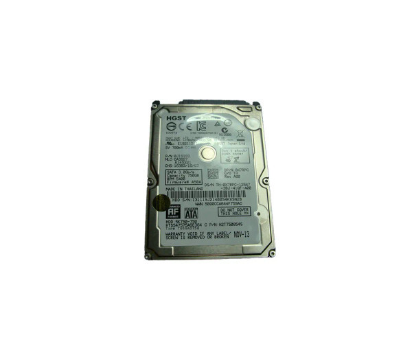 X7RPC - Dell 750GB 5400RPM SATA 3Gb/s 8MB Cache 2.5-Inch Hard Drive