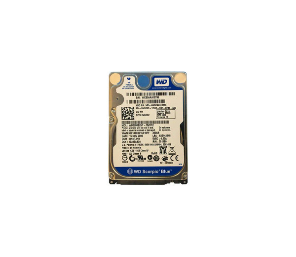 WU082 - Dell 320GB 5400RPM SATA 1.5Gb/s 8MB Cache 2.5-Inch Hard Drive for Studio Notebooks