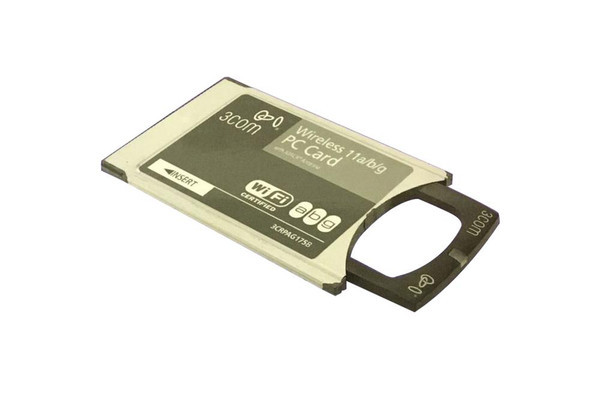 3CRPAG175B - 3Com Wireless 11a/B/G 54mb 2.4ghz 5ghz Cardbus W/ Xjack Antenna
