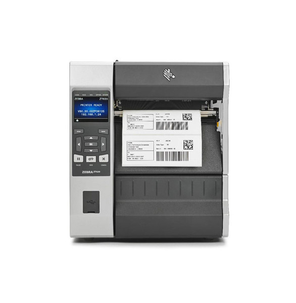 ZT62063-T110100Z - Zebra ZT620 300 Dpi Bluetooth, USB, Ethernet, Serial Thermal Transfer Industrial Barcode Printer