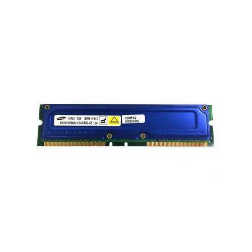 402833-862 - HP 128MB RDRAM-800MHz PC800 ECC 184-Pin RIMM Memory Module