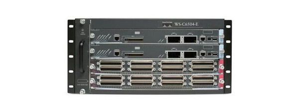 WS-C6504-E - Cisco Catalyst 6500 Series 4 x Expansion Slots 5U Rack-mountable Network Switch Chassis