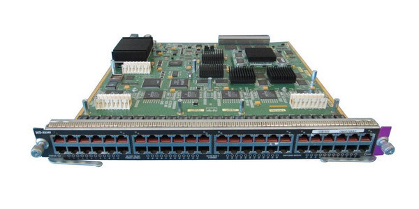 WS-X6348-RJ45V= - Cisco 48-Ports 10/100Mbps RJ-45 Switching Module with In-Line Power for Catalyst 6000 and 6500