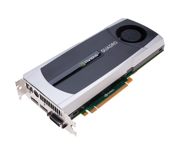 WS074AV - HP Quadro 5000 Video Graphics Card 2.50GB GDDR5 SDRAM PCI-Express 2560 x 1600 DisplayPort DVI