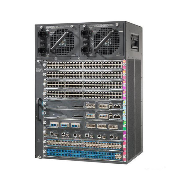 WS-C4510R-E= - Cisco Catalyst 4500 Series C4510R 10 x Expansion Slots Rack Mountable Network Switch Chassis