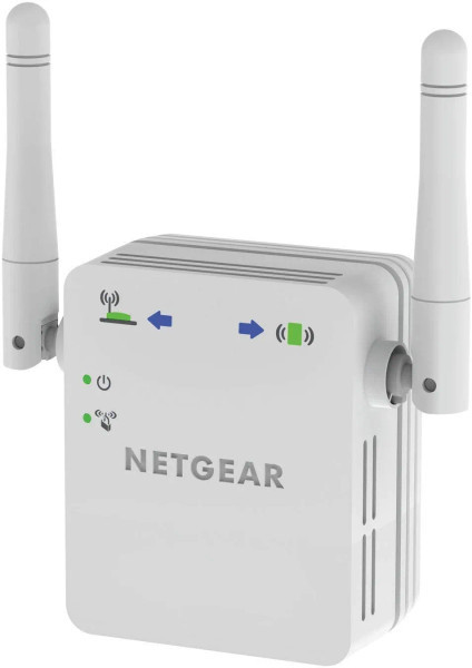 WN3000RP-200PES - Netgear WN3000RP IEEE 802.11n 2.4Ghz 300Mbps 1 x RJ-45 Port 1000Base-T Wall Mountable External Antennas Wireless Range Extender