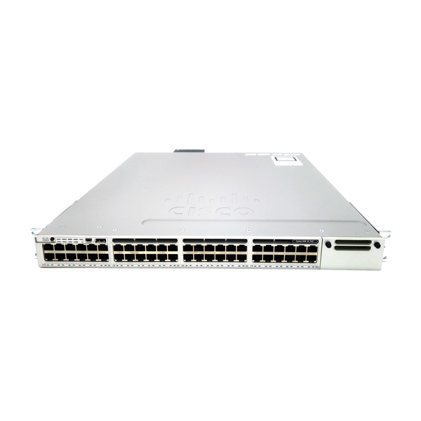 WS-C3850-48F-E= - Cisco Catalyst 3850 48-Port 10/100/1000Base-T RJ-45 PoE Manageable Layer 3 Rack-Mountable 1U Switch