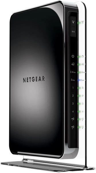 WNDR4500-100NAS - Netgear WNDR4500 4 x Ports 1000Base-T LAN + 1 x Port 1000Base-T WAN 900Mb/s IEEE 802.11 a/n 5.0GHz Dual Band Wireless Gigabit Router