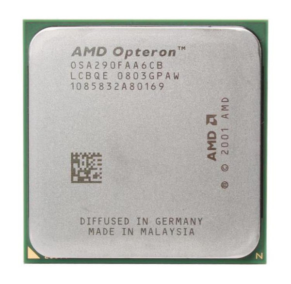 OSA290FAA6CB - AMD Opteron 290 Dual-Core 2.80GHz 1000MHz FSB 2MB L2 Cache Socket 940 Processor