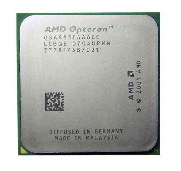OSA885FAA6CC - AMD Opteron 885 Dual-Core Processor 2.60GHz 1000MHz FSB 2MB L2 Cache Socket 940 CPU