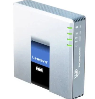 SPA3102 - Linksys 1 x Port RJ-11 FXS Phone + 1 x Port RJ-11 FXO Phone Voice Gateway with Router