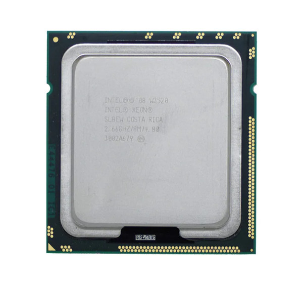 W3520 - Intel Xeon Quad-core 4 Core 2.66GHz 4.8GT/s QPI 8MB L3 Cache Socket FCLGA1366 Processor