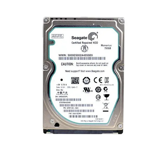 ST9750423AS - Seagate Momentus 750GB 5400RPM SATA 3Gb/s 16MB Cache CE 2.5-Inch Hard Drive
