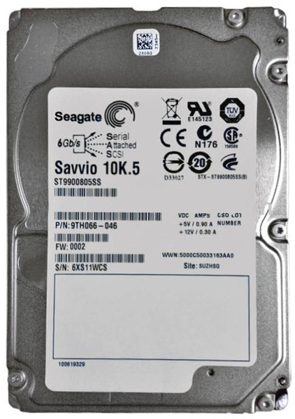 ST9900805SS - Seagate Savvio 10K.5 Series 900GB 10000RPM SAS 6Gb/s 64MB Cache CE 2.5-Inch Hard Drive