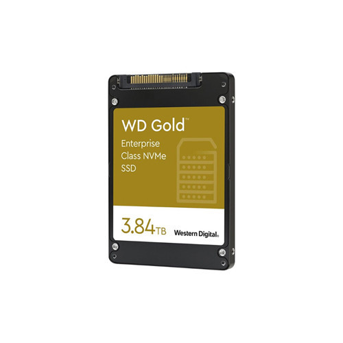 WDS384T1D0D - Western Digital Gold Enterprise Class 3.84TB PCI Express NVMe 3.1 x4 U.2 Solid State Drive