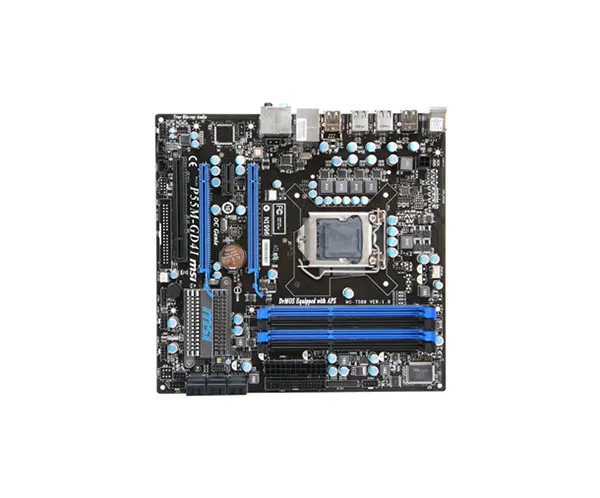 P55M-GD41 - Intel LGA-1156 Micro ATX Desktop Motherboard 16GB DDR3 SDRAM SATA/300 7.1 Audio Chipset Socket H
