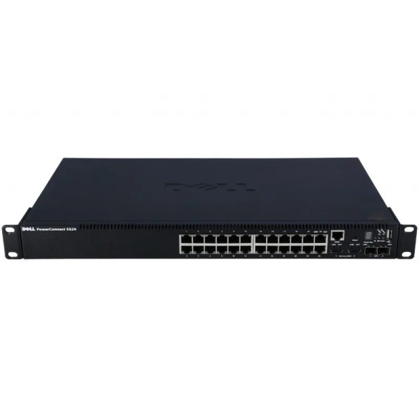 W8TF6 - Dell PowerConnect 5524 24-Port + 2 SFP+ Layer3 Stackable Switch