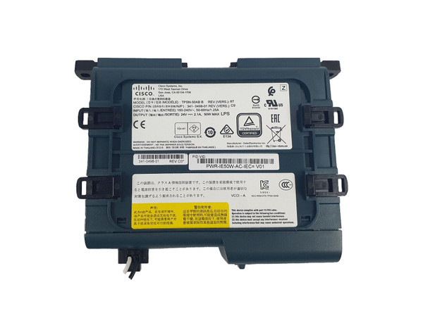 PWR-IE50W-AC-IEC= - Cisco 50-Watts 100-240V AC 50-60Hz Power Supply for IE-3000-4TC Switch