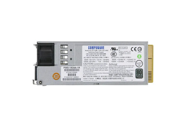 PWS-1K04A-1R - SuperMicro 120-230V AC 80-Plus Titanium Redundant Power Supply