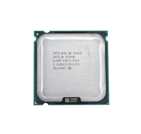 HT511 - Dell 3.16GHz 12MB L2 Cache 1333MHz FSB 45NM 120W Socket LG771 Intel Xeon X5460 Quad Core Processor