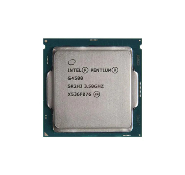 T3N47AV - HP 3.50GHz 8.0GT/s DMI3 3MB L3 Cache Socket FCLGA1151 Intel Pentium G4500 Dual-core 2 Core Processor