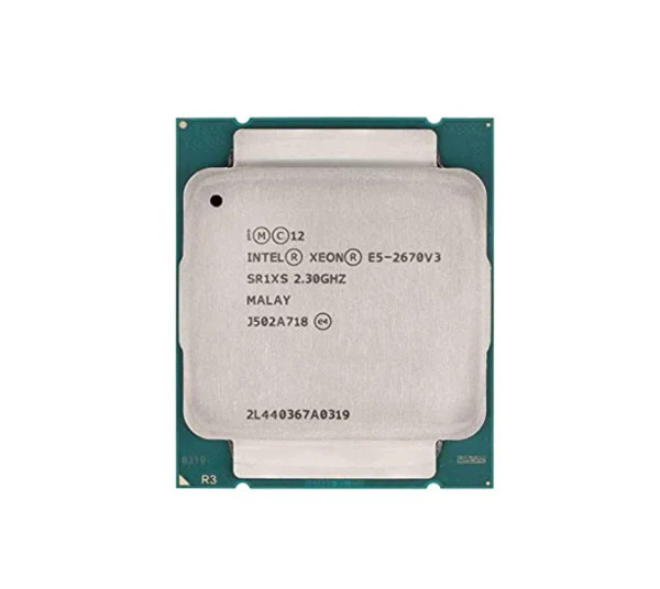 P4X-DPE52670V3-SR1XS - SuperMicro 2.30GHz 9.6GT/s QPI 30MB SmartCache Socket FCLGA2011-3 Intel Xeon E5-2670 V3 12-Core Processor