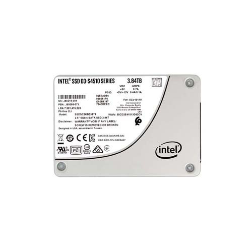 SSDSC2KB038T8 - Intel D3 S4510 3.84TB Triple-Level Cell SATA 6Gb/s 2.5-Inch Solid State Drive