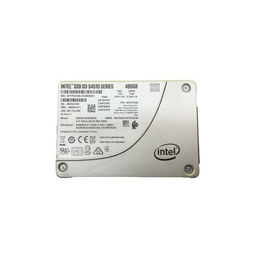 SSDSC2KB480G8 - Intel D3 S4510 480GB Triple-Level Cell SATA 6Gb/s 2.5-Inch Solid State Drive
