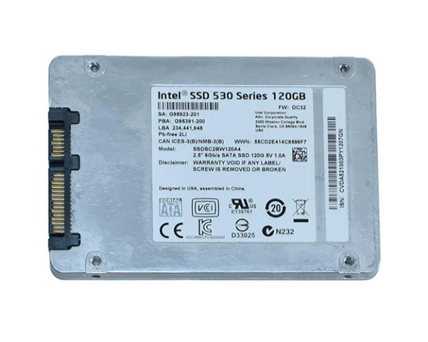 SSDSC2BW120A4 - Intel 530 120GB Multi-Level Cell SATA 6Gb/s 2.5-Inch Solid State Drive